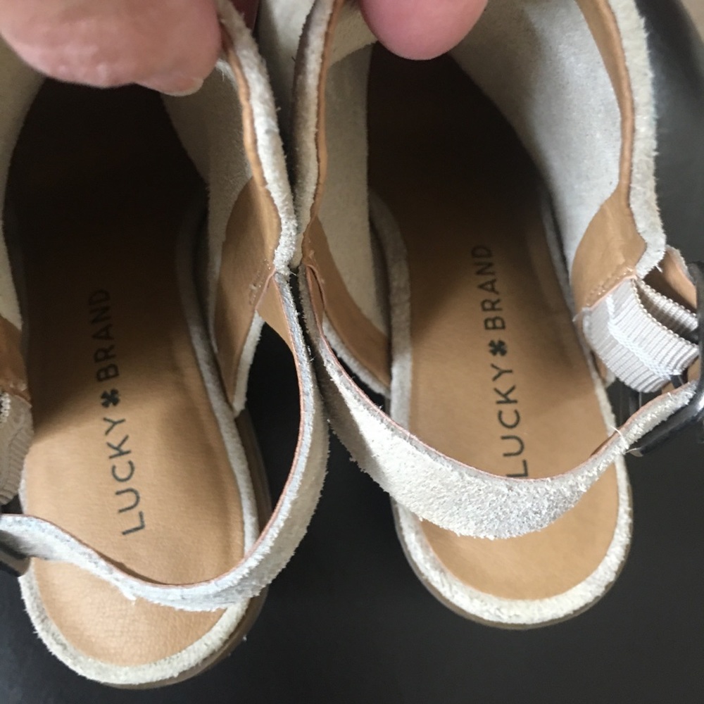 Lucky Brand Leather Booties, Sz.5.5 - Picture 2 of 3